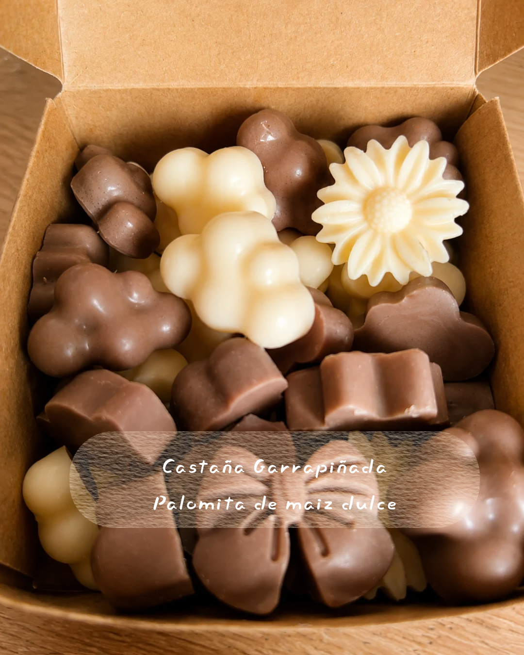 WAX MELT • CHOCO AVELLANA & PALOMITAS DE MAÍZ DULCE